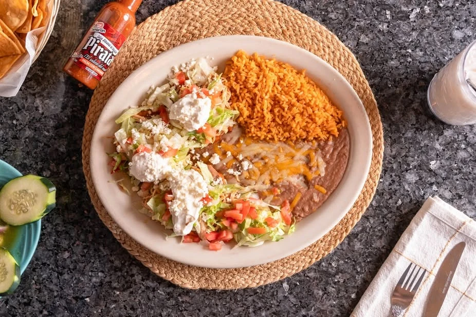 Mexican platter at Puerto Azul